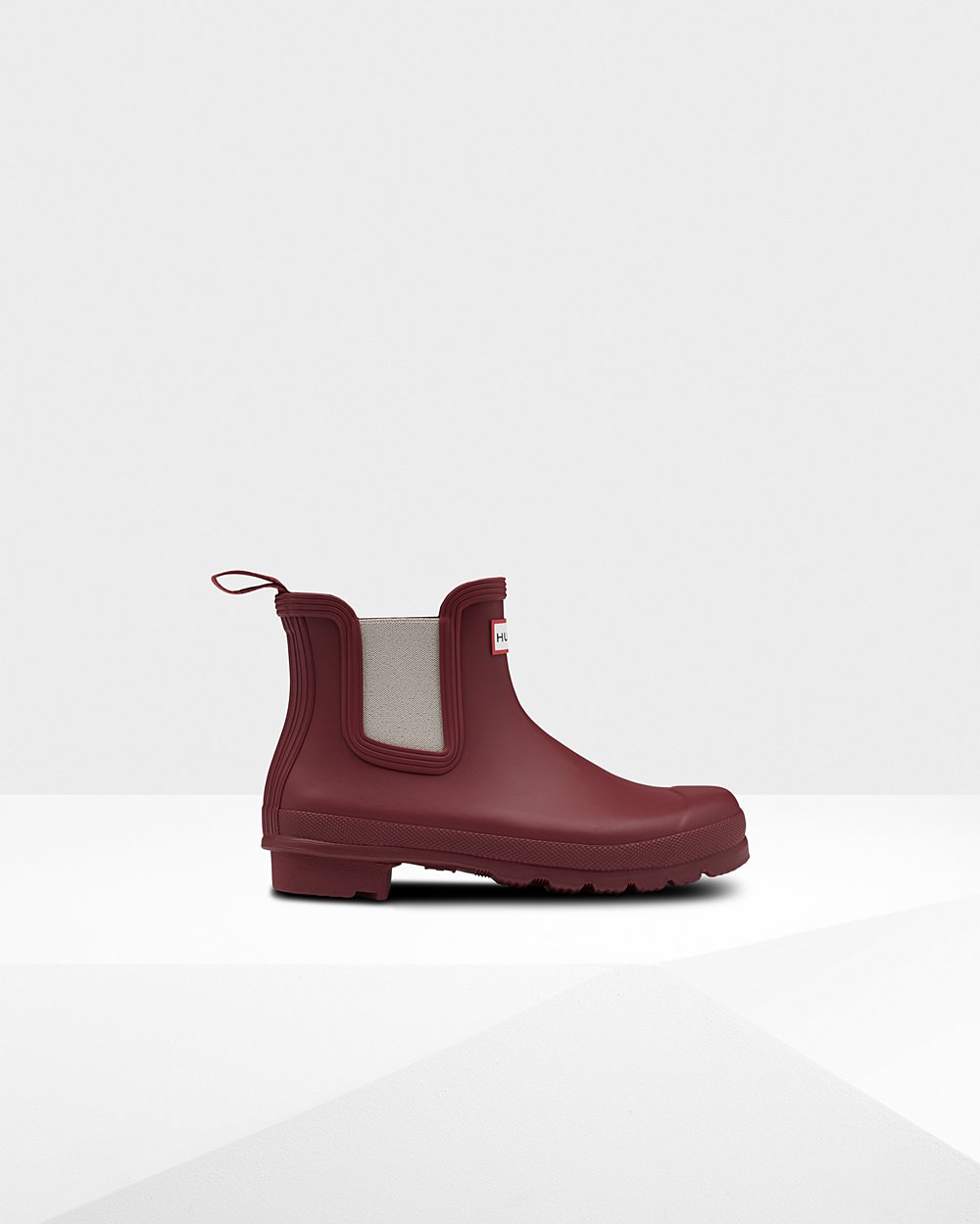 Botas Chelsea Original Hunter Mujer - Grises Rojos/Turquesa Grises Claro - 401365LEG